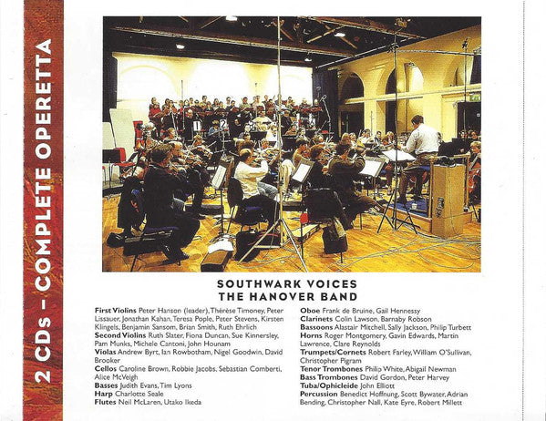 Sir Arthur Sullivan, Southwark Voices, Hanover Band, Tom Higgins (4) : The Rose Of Persia / Overtures to The Mikado, HMS Pinafore, Etc. (2xCD-ROM)