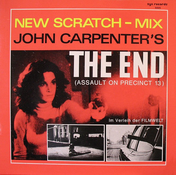 The Splash Band : John Carpenter's The End (Assault On Precinct 13) (New Scratch-Mix) (12", Maxi, Red)