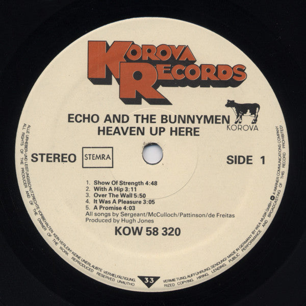 Echo And The Bunnymen* : Heaven Up Here (LP, Album)