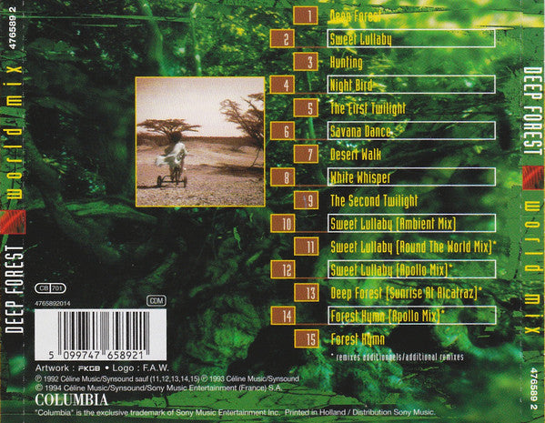 Deep Forest : World Mix (CD, Album)