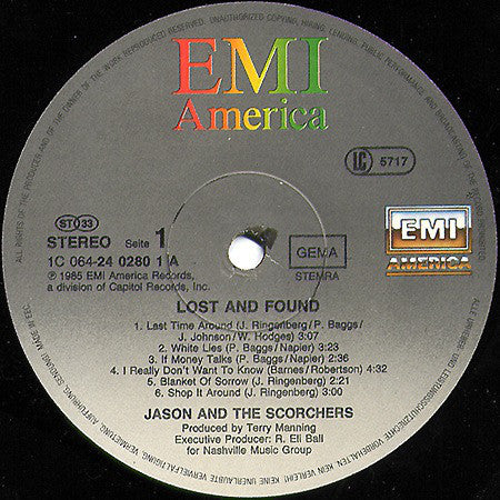 Jason & The Scorchers : Lost & Found (LP, Album)