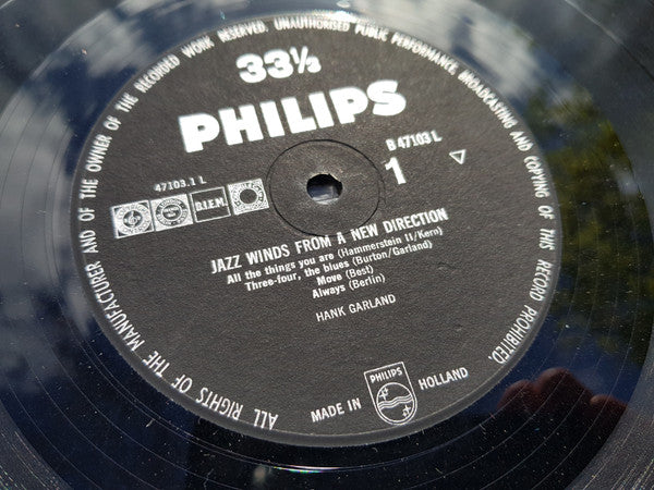 Hank Garland : Jazz Winds From A New Direction (LP, Album, Mono, RE)