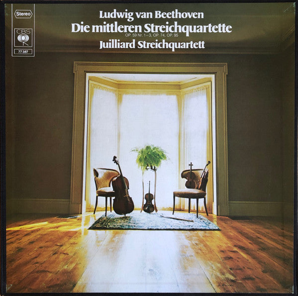 Ludwig van Beethoven, Juilliard String Quartet : Die Mittleren Streichquartette (3xLP + Box)