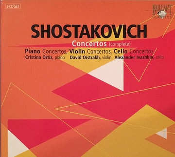 Dmitri Shostakovich : Concertos (Complete) (3xCD)