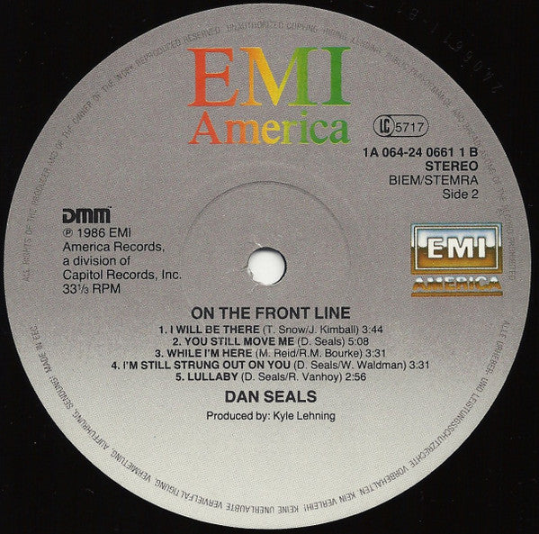 Dan Seals : On The Frontline (LP, Album)