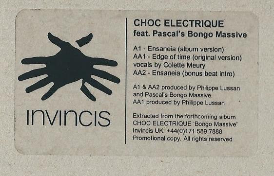 Choc Electrique Feat. Pascal's Bongo Massive : Ensaneia (12", W/Lbl)