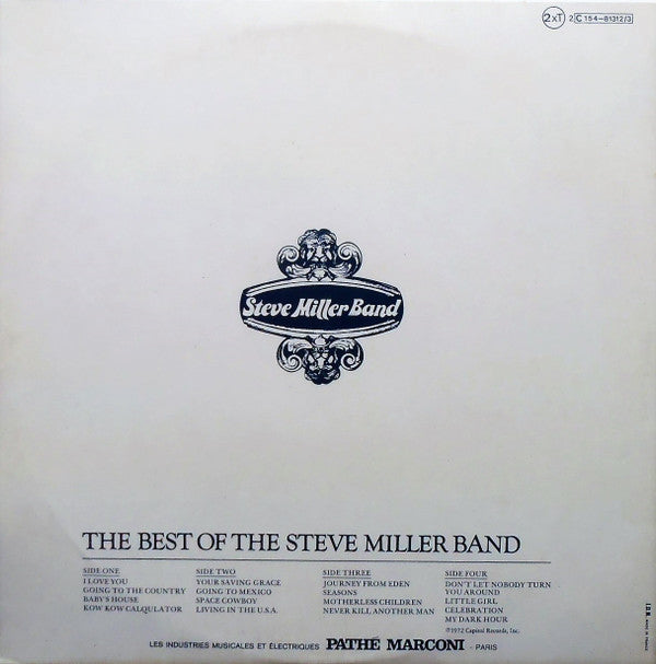Steve Miller Band : Anthology (2xLP, Comp, Gat)