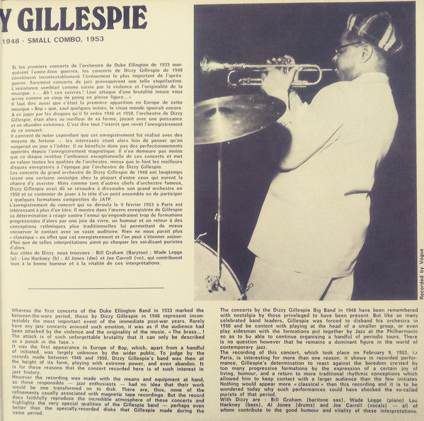 Dizzy Gillespie : Pleyel Concerts (2xLP, Comp, Gat)
