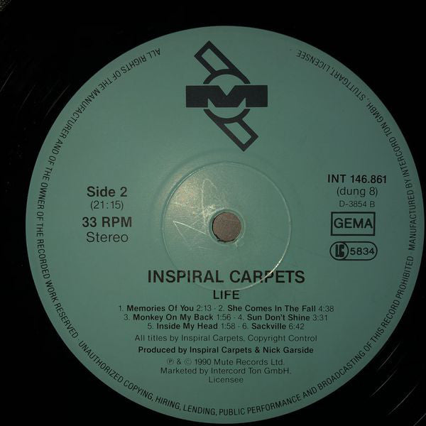 Inspiral Carpets : Life (LP, Album)