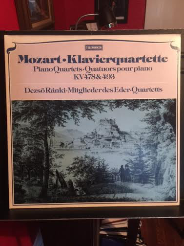 Wolfgang Amadeus Mozart, Dezső Ránki, Éder Quartet : Klavierquartette - Piano Quartets - Quatuors pour piano KV 478 & 493 (LP, Album)