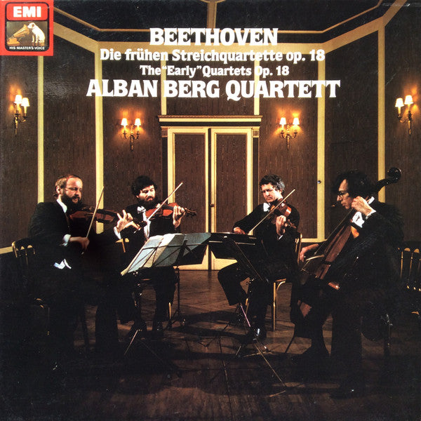 Ludwig van Beethoven, Alban Berg Quartett : Die Frühen Streichquartette Op. 18 = The Early Quartets Op. 18 (3xLP + Box)