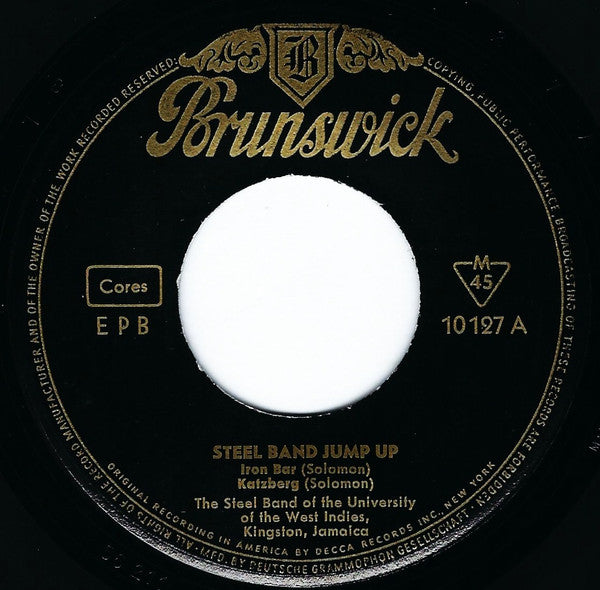 The University College Of The West Indies Steel Band : Steel Band Jump Up (7", EP, Mono)