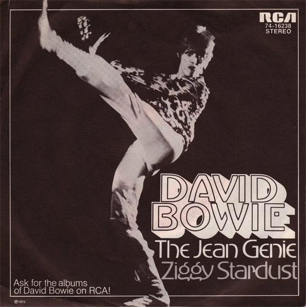 David Bowie : The Jean Genie (7", Single, RE)
