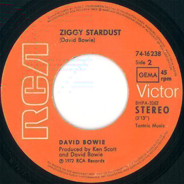 David Bowie : The Jean Genie (7", Single, RE)