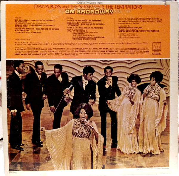 Diana Ross And The Supremes* & The Temptations : On Broadway (LP, Album, Gat)