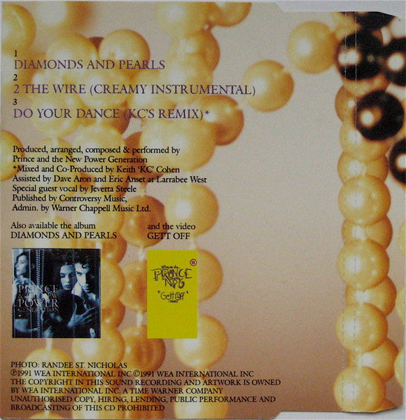 Prince & The New Power Generation : Diamonds & Pearls (CD, Single, Hol)