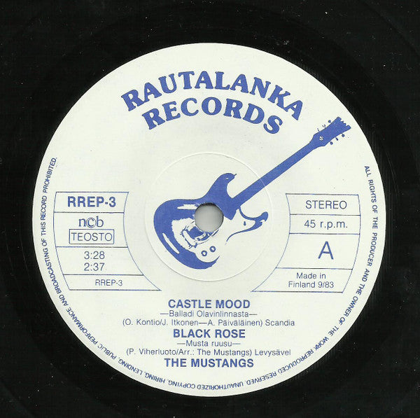 The Mustangs (3) : Castle Mood  (7", EP)