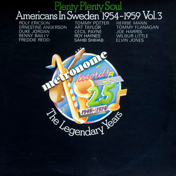 Various : Plenty Plenty Soul - Americans In Sweden 1954-1959 Vol. 3 (2xLP, Comp, Mono)