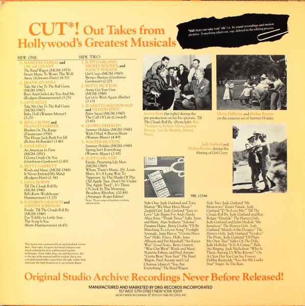 Various : Cut! Out Takes From Hollywoods Greatest Musicals Volume 2 (LP, Comp)