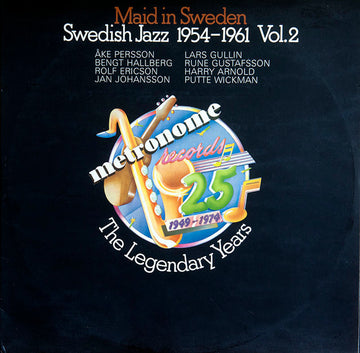 Various : Maid In Sweden - Swedish Jazz 1954-1961 Vol. 2 (2xLP, Comp, Mono)