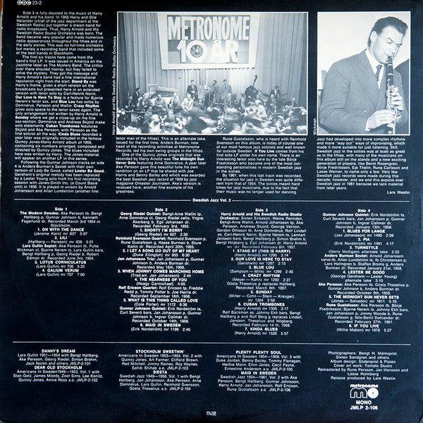 Various : Maid In Sweden - Swedish Jazz 1954-1961 Vol. 2 (2xLP, Comp, Mono)