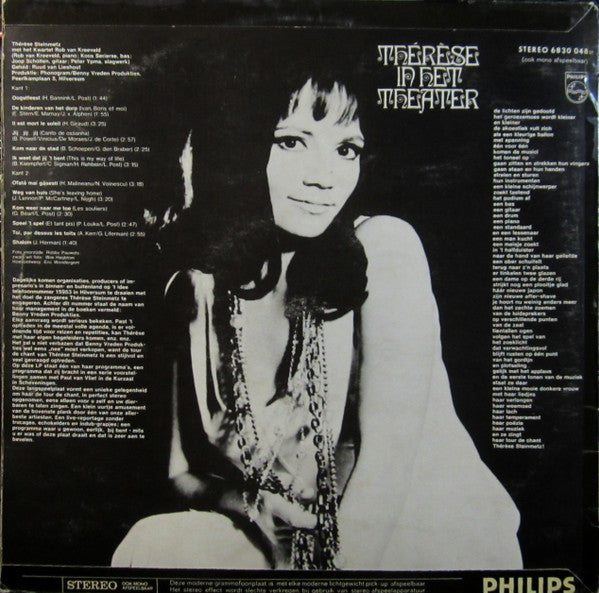 Thérèse Steinmetz : Thérèse In Het Theater (LP, Album)