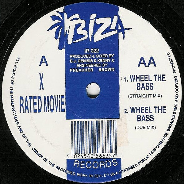 DJ Genisis & Kenny X : X Rated Movie / Wheel The Bass (12")