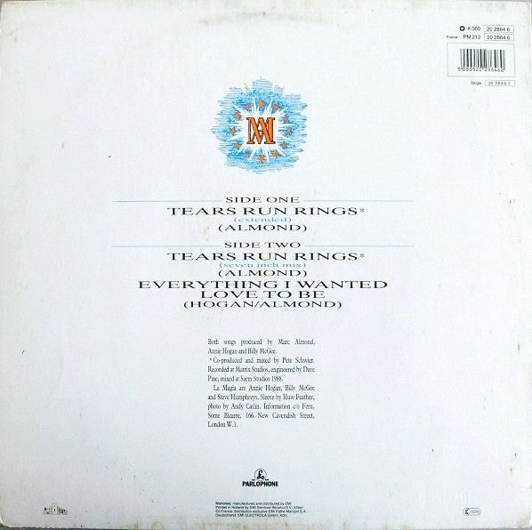 Marc Almond : Tears Run Rings (12")