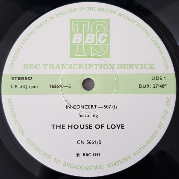 The House Of Love / The Charlatans : In Concert-507 (LP, Transcription)