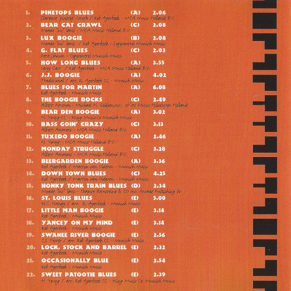 Rob Agerbeek : The Boogie Rocks (CD, Album)