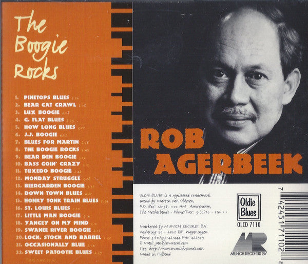 Rob Agerbeek : The Boogie Rocks (CD, Album)
