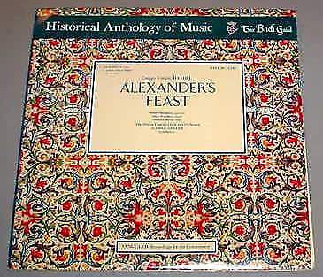 Georg Friedrich Händel, London Oriana Choir, Alfred Deller : Alexanders Feast (2xLP)