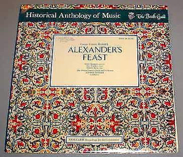 Georg Friedrich Händel, London Oriana Choir, Alfred Deller : Alexanders Feast (2xLP)