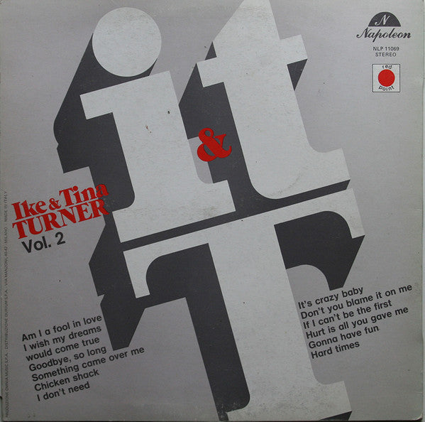 Ike & Tina Turner : Ike & Tina Turner Vol. 2 (LP, Album, Comp)