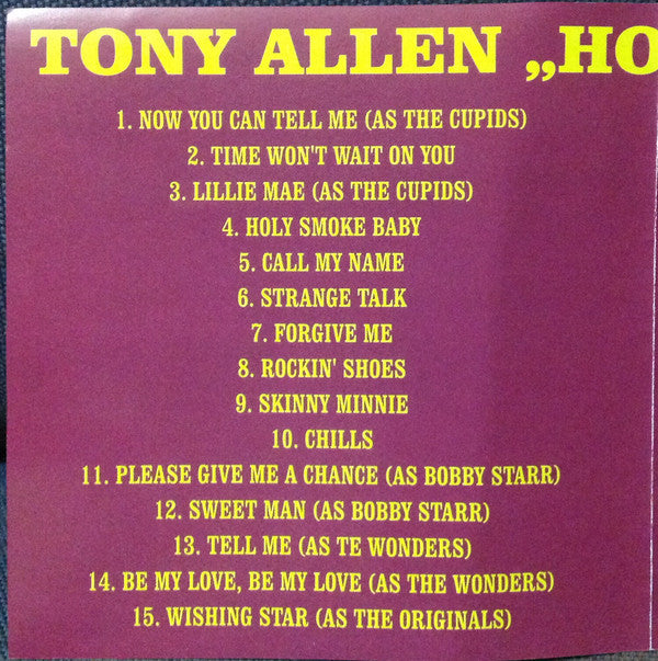 Tony Allen (5) : Holy Smoke Baby (CD, Comp, Ltd, RE)
