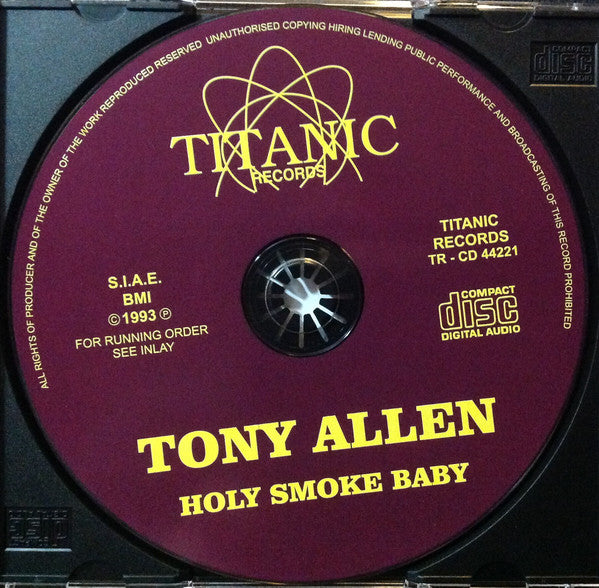 Tony Allen (5) : Holy Smoke Baby (CD, Comp, Ltd, RE)