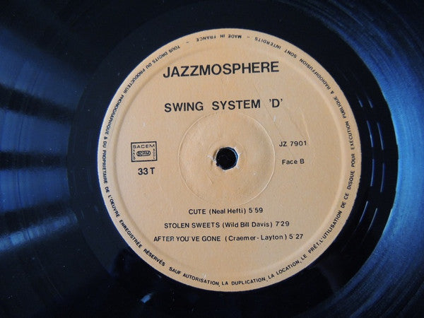 Swing System D, Wild Bill Davis, Dany Doriz, Michel Denis : Vol 1 (LP, Ltd, Num)