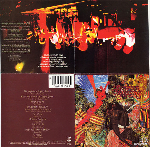 Santana : Abraxas (CD, Album, RE)