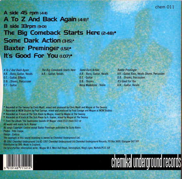 Magoo (5) : A To Z And Back Again (7")