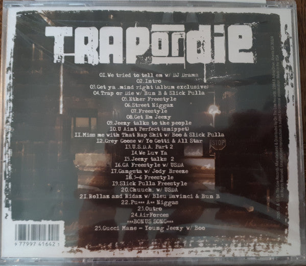 Young Jeezy : Trap Or Die (CD, Mixtape)