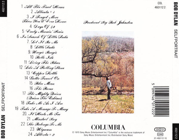 Bob Dylan : Self Portrait (CD, Album, RE)