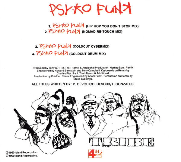 Boo-Yaa T.R.I.B.E. : Psyko Funk (CD, Maxi)