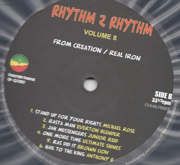 Various : Rhythm 2 Rhythm Volume 8: From Creation / Real Iron (LP)