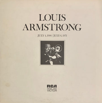 Louis Armstrong : July 4, 1900 / July 6, 1971 (2xLP, Comp, Mono, RM, Gat)