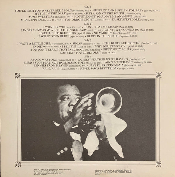 Louis Armstrong : July 4, 1900 / July 6, 1971 (2xLP, Comp, Mono, RM, Gat)