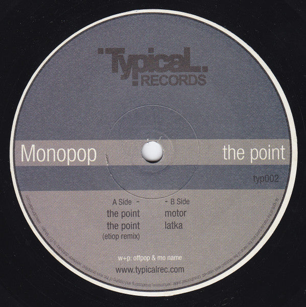 Monopop : The Point (12")