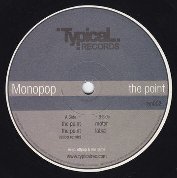 Monopop : The Point (12")