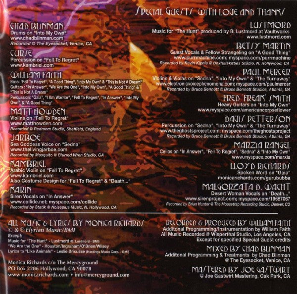 Monica Richards : InfraWarrior (CD, Album)