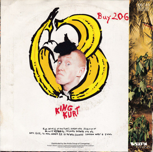 King Kurt : Banana Banana (7", Single)