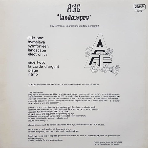 Age (4) : Landscapes (LP)